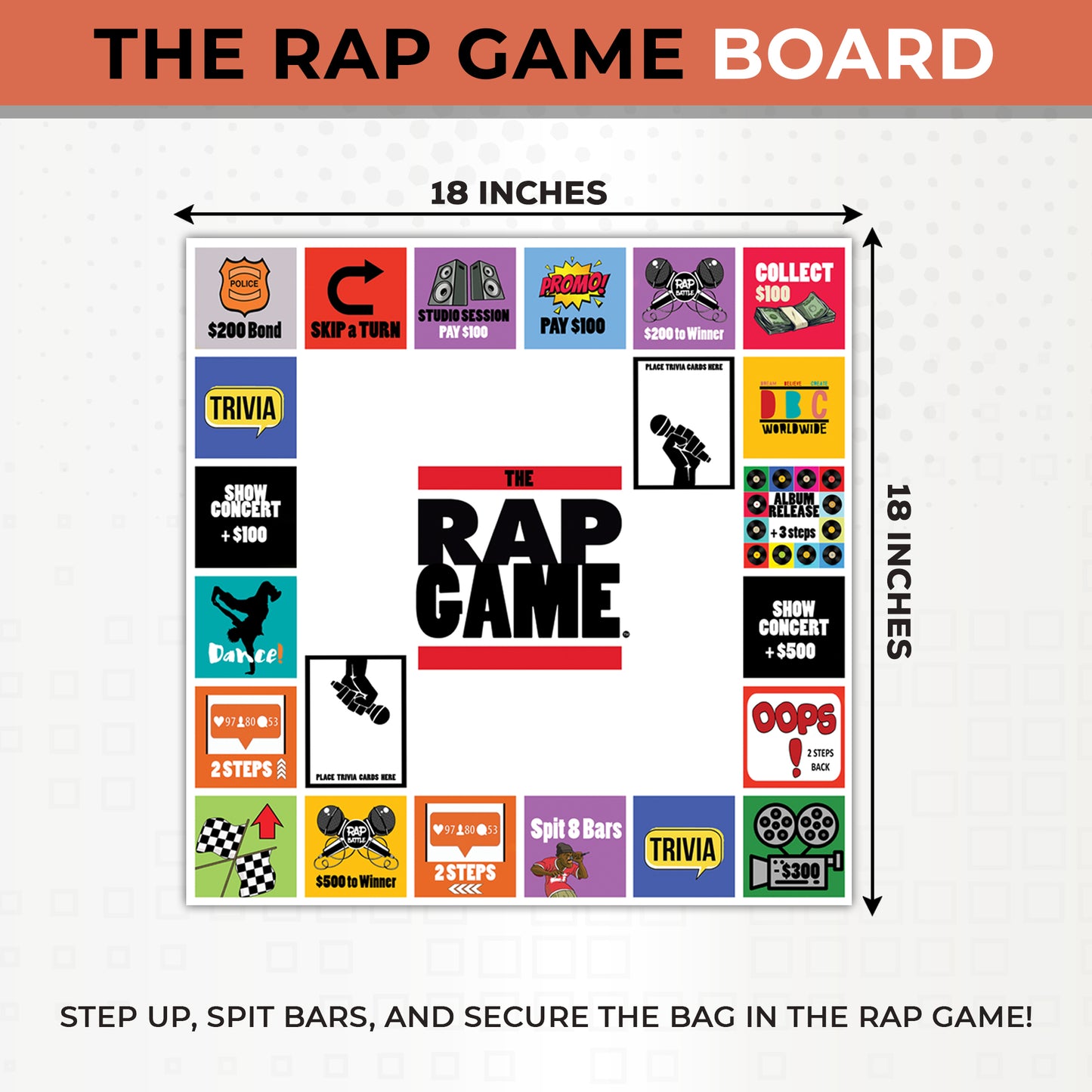 The Rap Game - Board Game