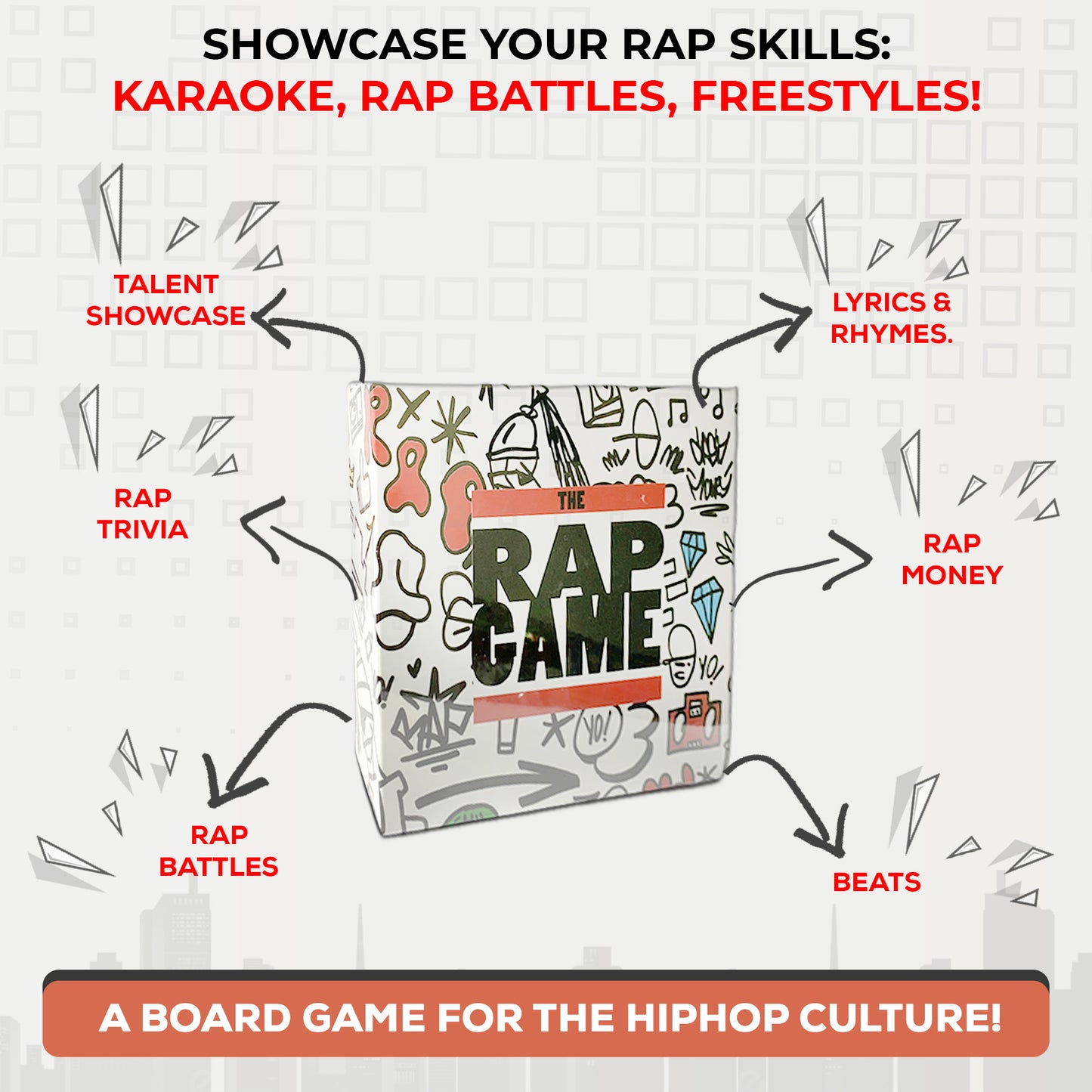 The Rap Game - Board Game